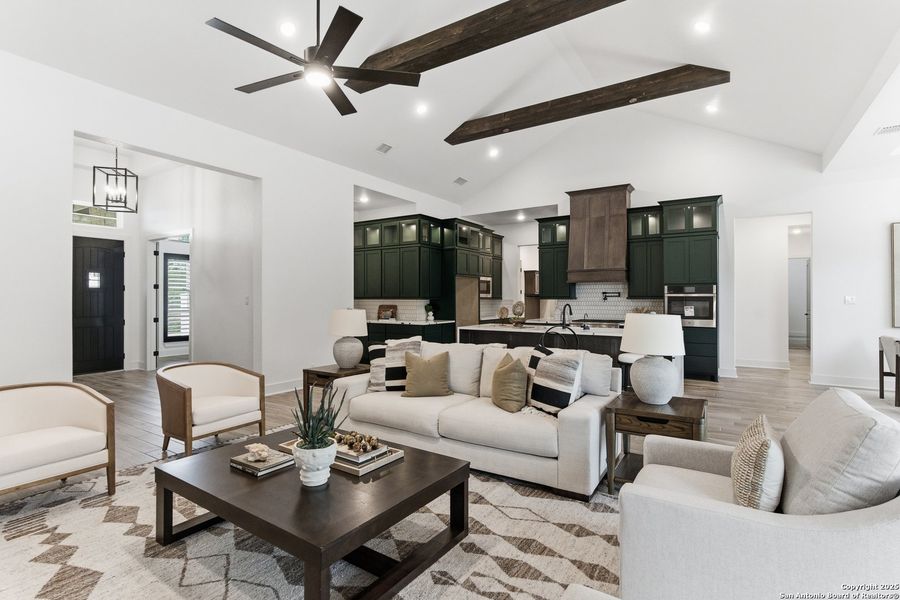 Furnished interior view inside a new home in Heimer Estates at Garden Ridge, San Antonio (Image 41).