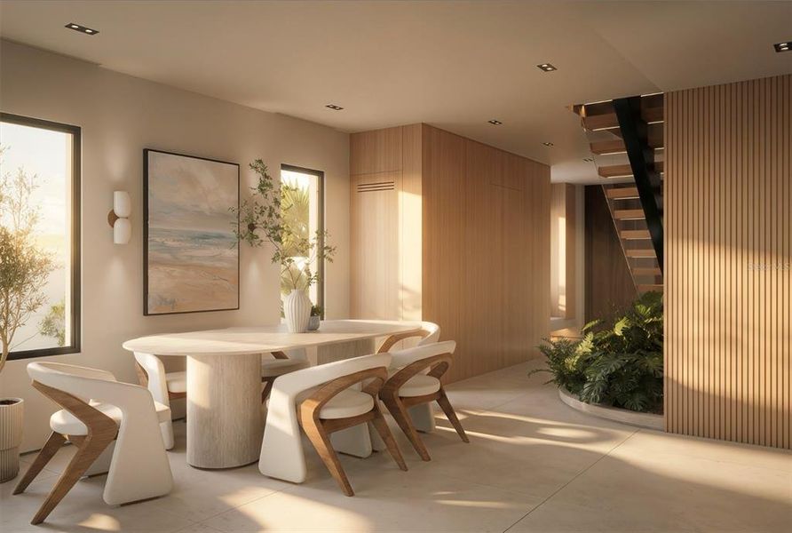 Furnished interior view inside a new home in , Sarasota (Image 7).