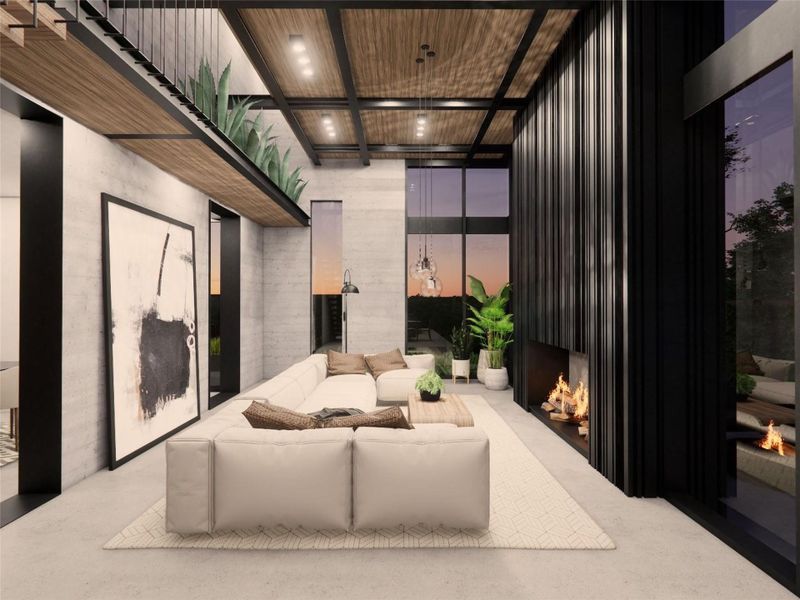 Furnished interior view inside a new home in , Austin (Image 12). Furnished interior view inside a new home in , Austin (Image 12).