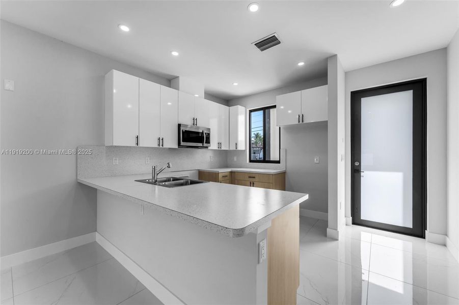 Furnished interior view inside a new home in , Miami (Image 6).