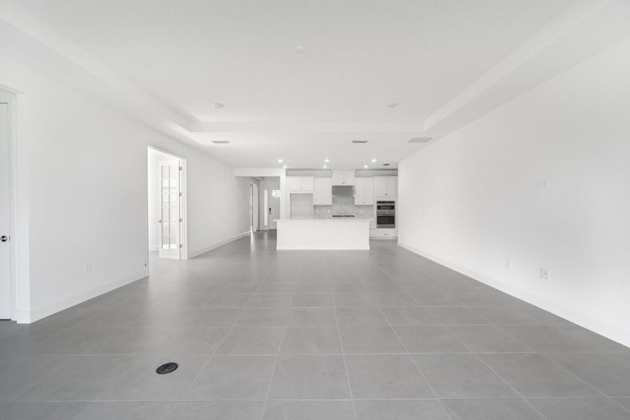 Representative unfurnished interior of a home built from the Saint Clair by Taylor Morrison in Harvest at Ovation, Winter Garden (Image 21).