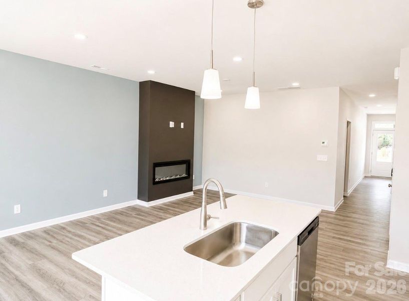 Furnished interior view inside a new home in Ryder Park, Charlotte (Image 6). Furnished interior view inside a new home in Ryder Park, Charlotte (Image 6).