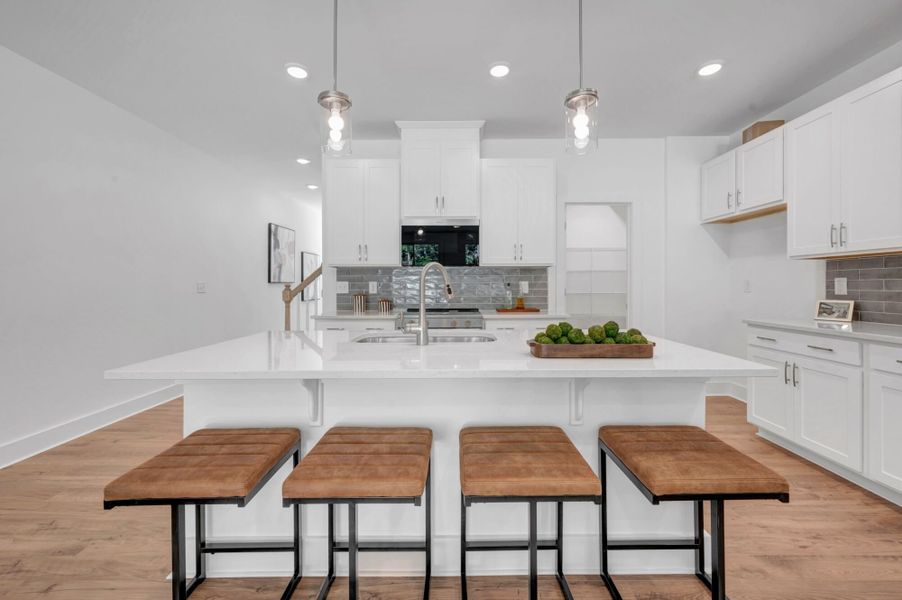 Furnished interior view inside a new home in Ashmore Townes, Garner (Image 9).