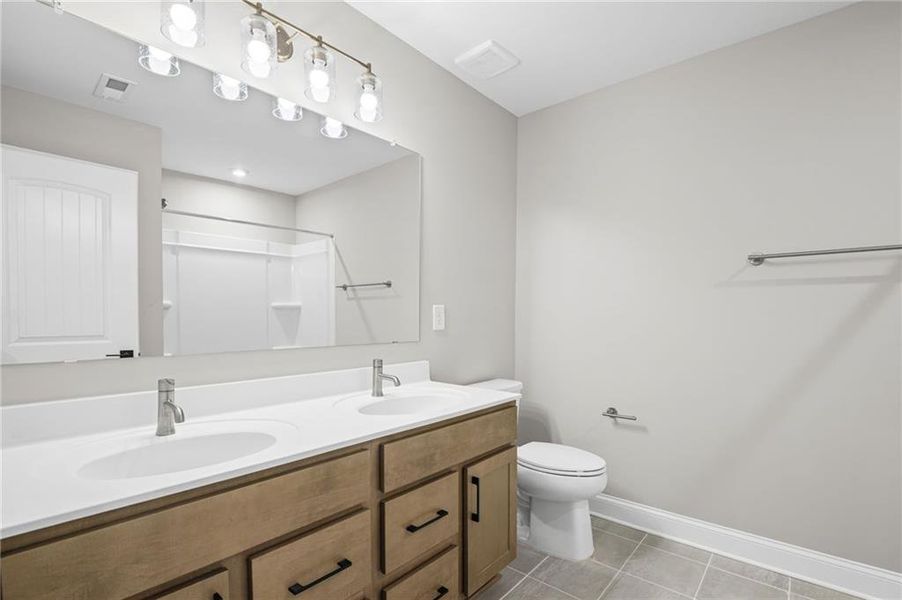 Furnished interior view inside a new home in Governor’s Preserve, Canton (Image 14).