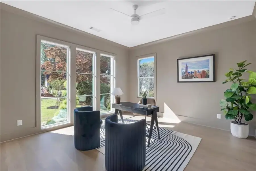 Furnished interior view inside a new home in , Atlanta (Image 15).