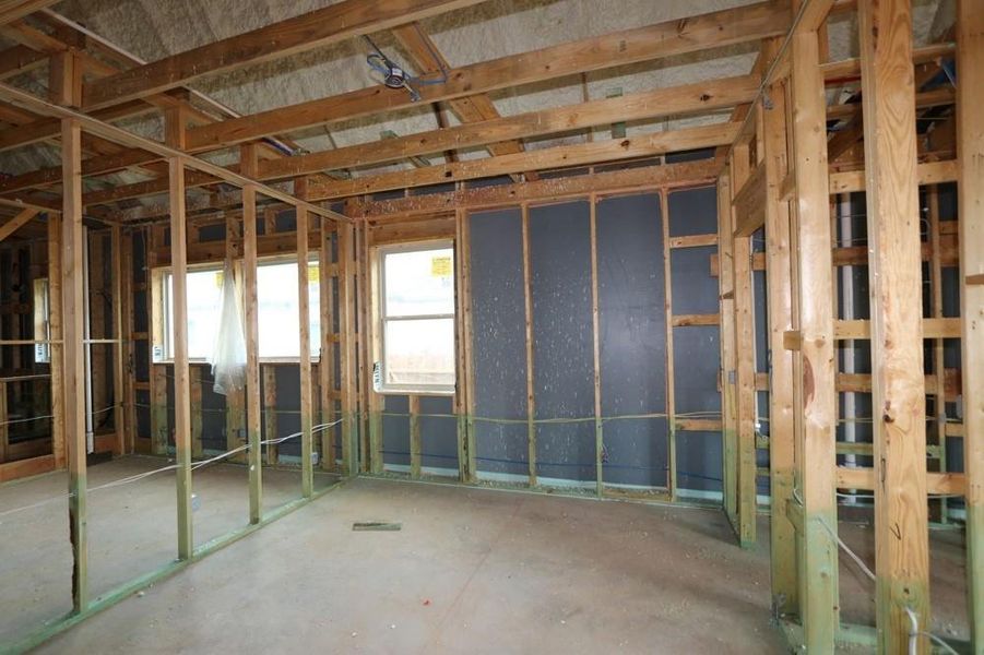 In-progress construction of a new home in Escondido 60' Homesites, Magnolia, TX (Image 31).