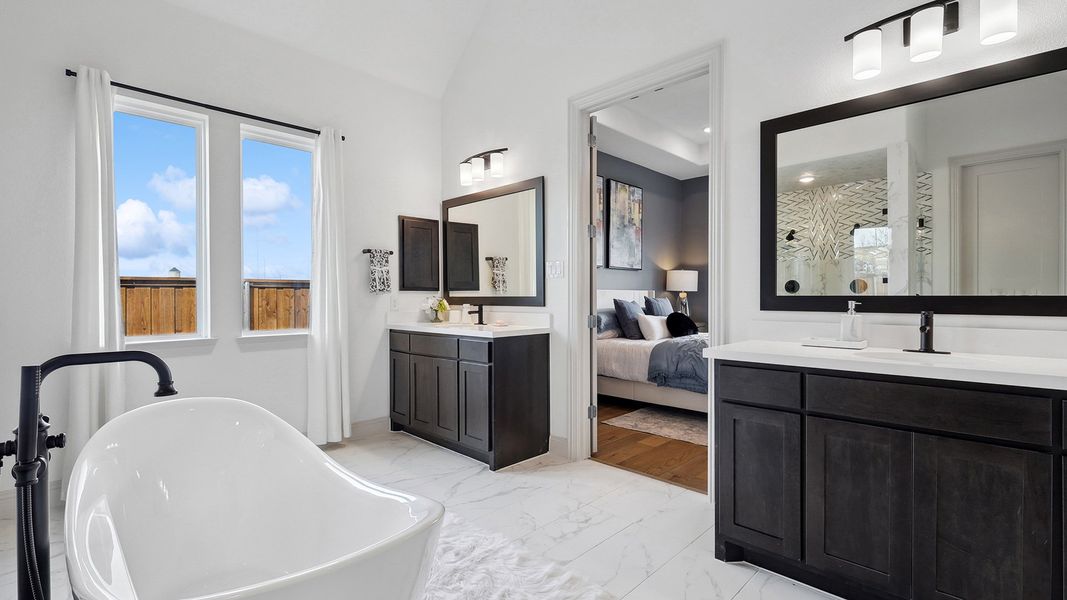 Representative furnished interior of a home built from the Vanderbilt by DRB Homes in Green Meadows Classic, Celina (Image 13).