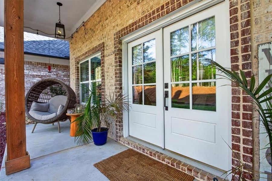 Exterior details and patio area of a home in , Talking Rock (Image 3).
