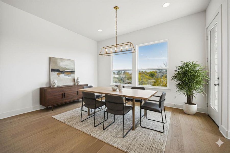 Furnished interior view inside a new home in Chester Ranch Place, Round Rock (Image 3).