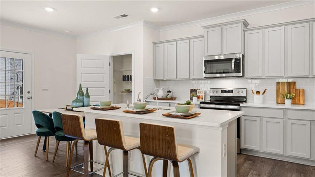 Furnished interior view inside a new home in Independence Villas and Townhomes, Loganville (Image 14). Furnished interior view inside a new home in Independence Villas and Townhomes, Loganville (Image 14).