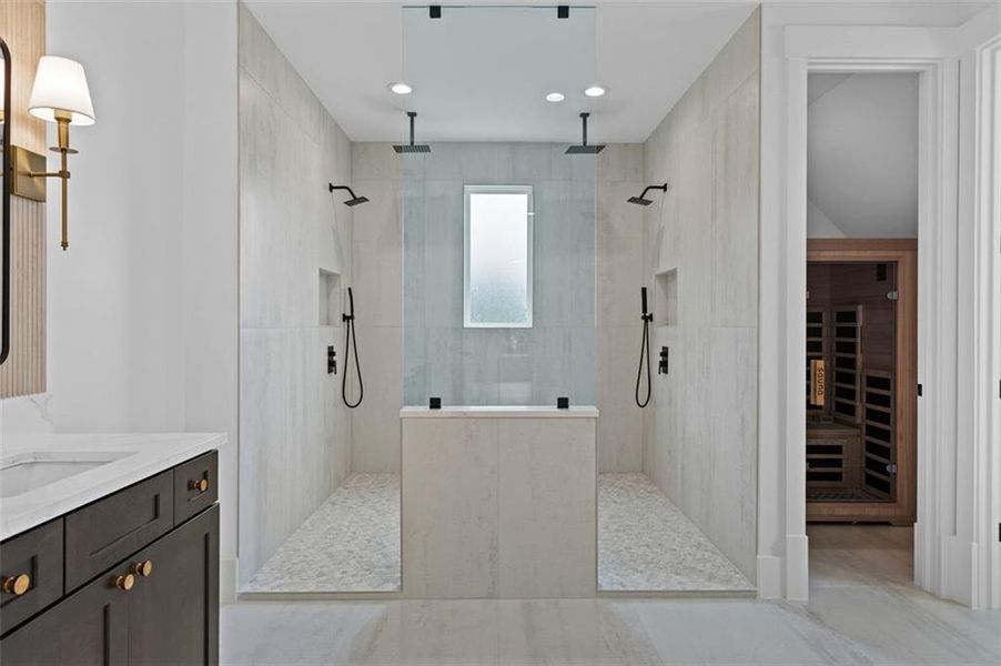 Furnished interior view inside a new home in , Dacula (Image 17).