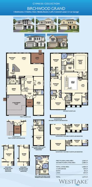 2D floor plan layout of this home in , Westlake, FL (Image 5).