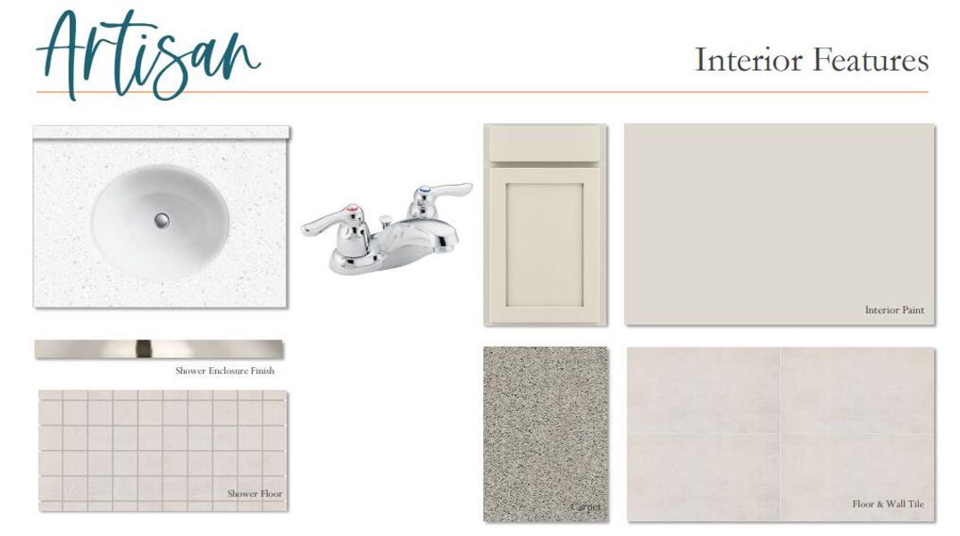 Sample of building materials used in homes in Hammock Walk at Nexton, Summerville (Image 14).