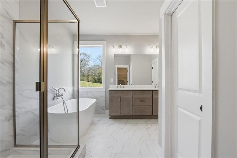 Furnished interior view inside a new home in , Winder (Image 14).