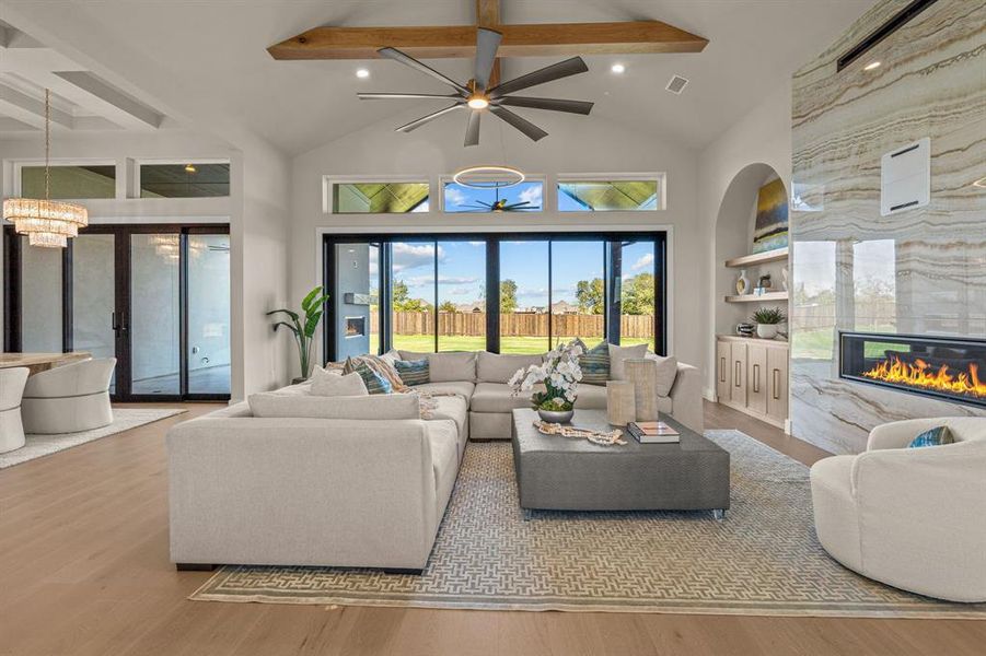 Furnished interior view inside a new home in , Northlake (Image 31).