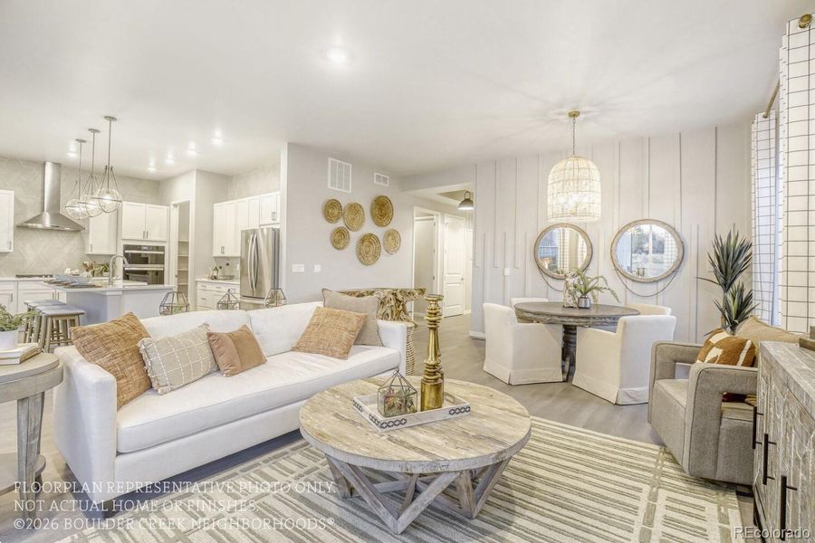 Furnished interior view inside a new home in , Fort Collins (Image 17).