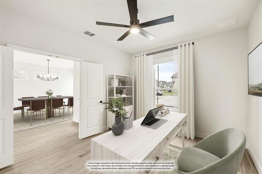 Furnished interior view inside a new home in Devonshire Classic 60-65, Forney (Image 11). Furnished interior view inside a new home in Devonshire Classic 60-65, Forney (Image 11).