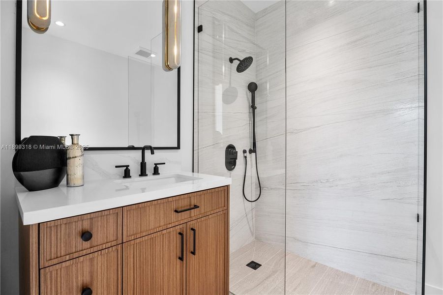 Furnished interior view inside a new home in , South Miami (Image 9).