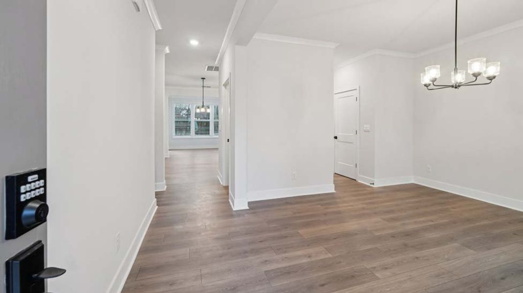 Spacious, unfurnished interior of a new home in Oak Grove Hill, Huntersville (Image 9). Spacious, unfurnished interior of a new home in Oak Grove Hill, Huntersville (Image 9).