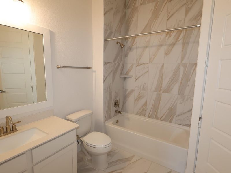 Furnished interior view inside a new home in Lone Star Landing, Montgomery (Image 10). Furnished interior view inside a new home in Lone Star Landing, Montgomery (Image 10).