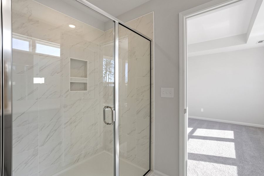 Close-up of interior finishes inside a home in Renaissance at White Oak, Garner (Image 16).