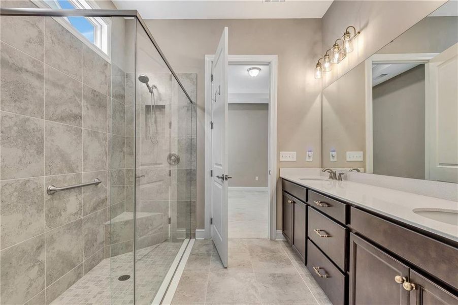 Furnished interior view inside a new home in , Newnan (Image 8).