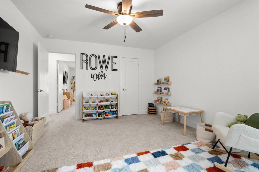 Furnished interior view inside a new home in Lone Star Landing, Montgomery (Image 12).