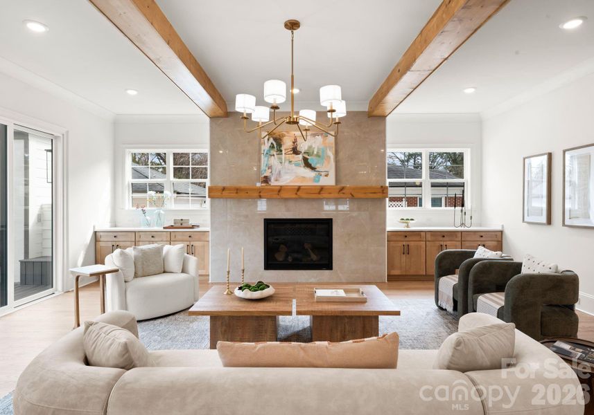 Furnished interior view inside a new home in , Charlotte (Image 19).