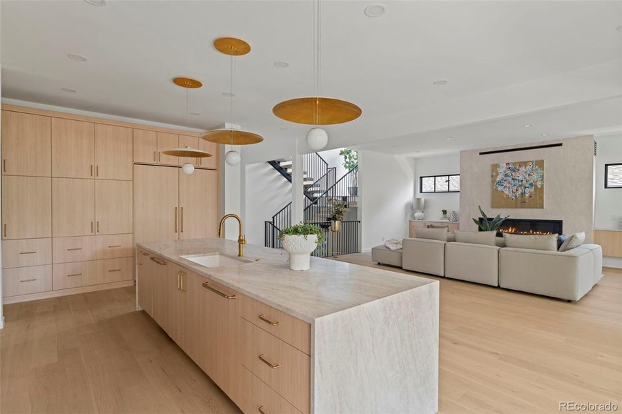 Furnished interior view inside a new home in , Denver (Image 34).