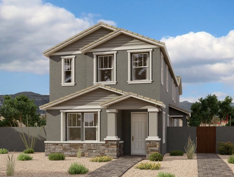 Exterior elevation rendering