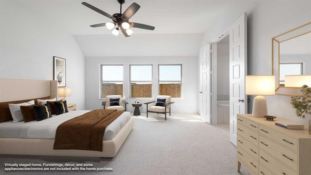 Furnished interior view inside a new home in The Heights At Uptown Celina 45', Celina (Image 5).