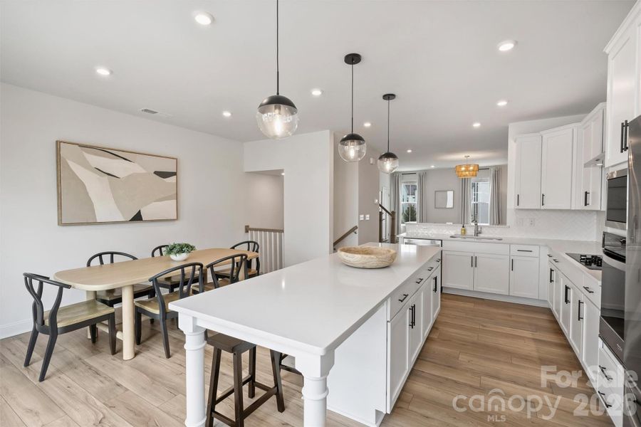 Furnished interior view inside a new home in The Townes of Cotswold, Charlotte (Image 41).