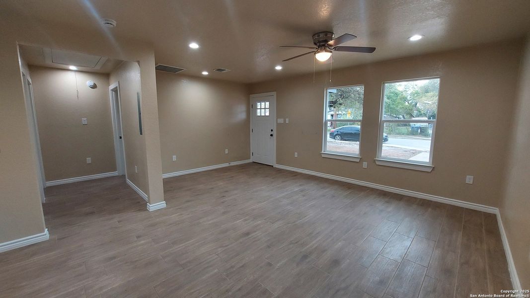 Spacious, unfurnished interior of a new home in , San Antonio (Image 11). Spacious, unfurnished interior of a new home in , San Antonio (Image 11).
