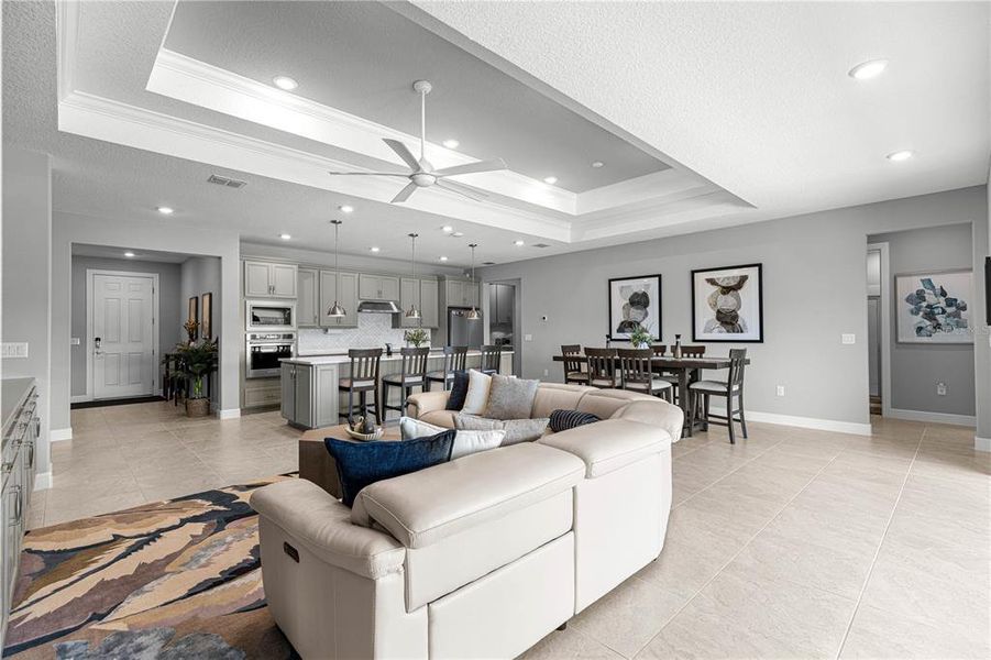 Furnished interior view inside a new home in , Ocala (Image 35). Furnished interior view inside a new home in , Ocala (Image 35).