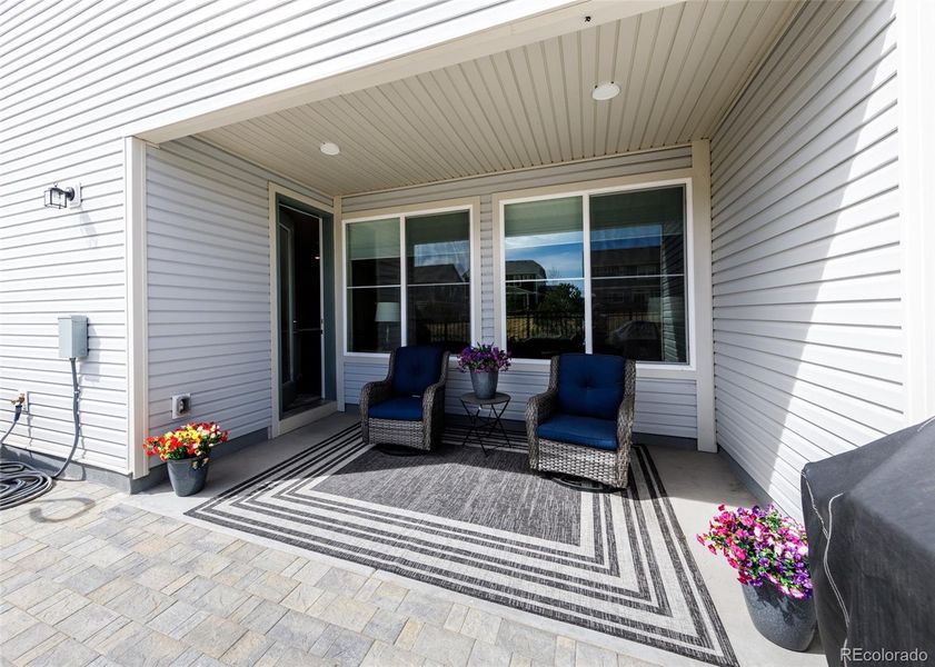 Exterior details and patio area of a home in , Colorado Springs (Image 21).