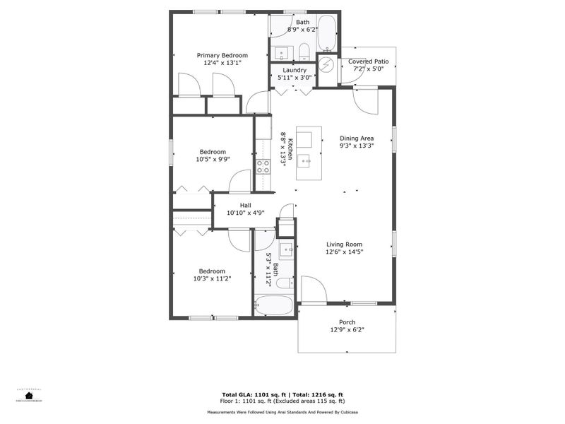 2D floor plan layout of this home in , Statesville, NC (Image 3). 2D floor plan layout of this home in , Statesville, NC (Image 3).