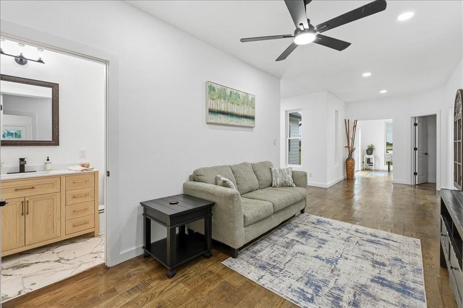 Furnished interior view inside a new home in , Sulphur Springs (Image 13). Furnished interior view inside a new home in , Sulphur Springs (Image 13).