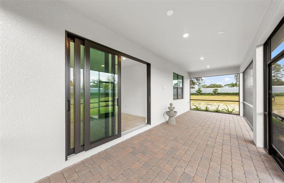 Exterior details and patio area of a home in Arbor Oaks, North Port (Image 21). Exterior details and patio area of a home in Arbor Oaks, North Port (Image 21).