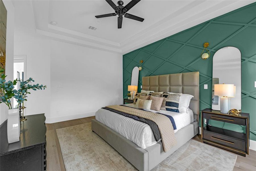 Furnished interior view inside a new home in , Houston (Image 29). Furnished interior view inside a new home in , Houston (Image 29).