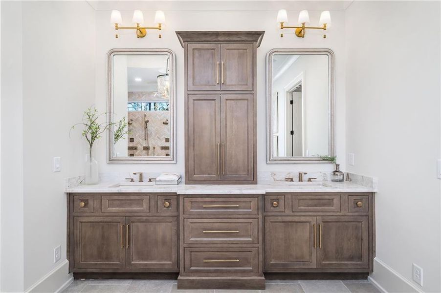 Furnished interior view inside a new home in , Alpharetta (Image 41).