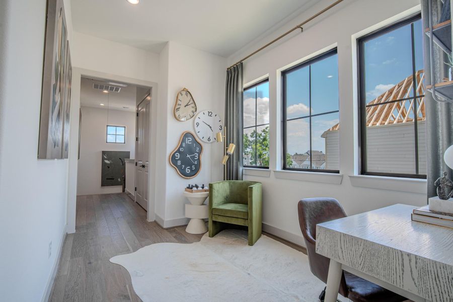 Furnished interior view inside a new home in Spring Valley Creek, Houston (Image 29).