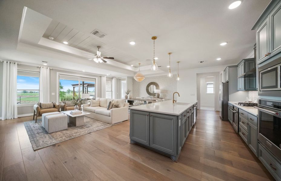 Representative furnished interior of a home built from the Stardom by Del Webb in Del Webb Sugar Land at Ryehill, Rosenberg (Image 14). Representative furnished interior of a home built from the Stardom by Del Webb in Del Webb Sugar Land at Ryehill, Rosenberg (Image 14).