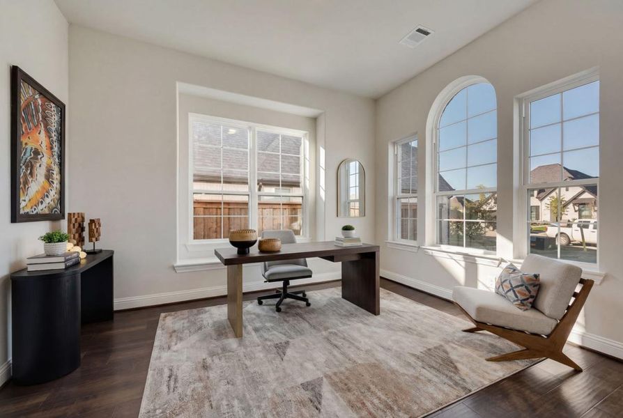 Furnished interior view inside a new home in Somercrest, Midlothian (Image 5).