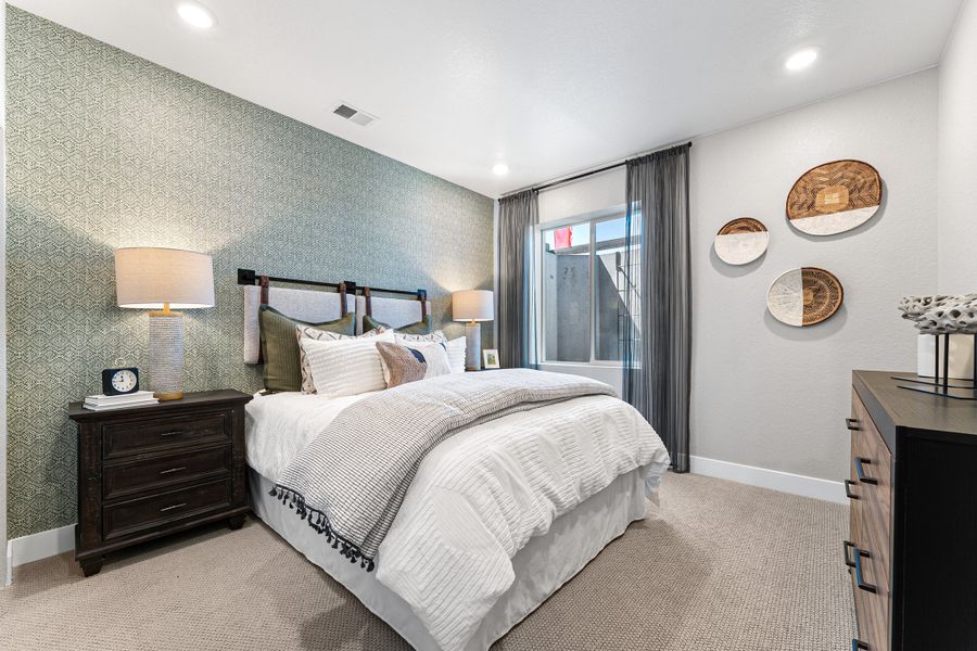 Representative furnished interior of a home built from the Windsor by Taylor Morrison in Macanta City Collection, Castle Rock (Image 47).