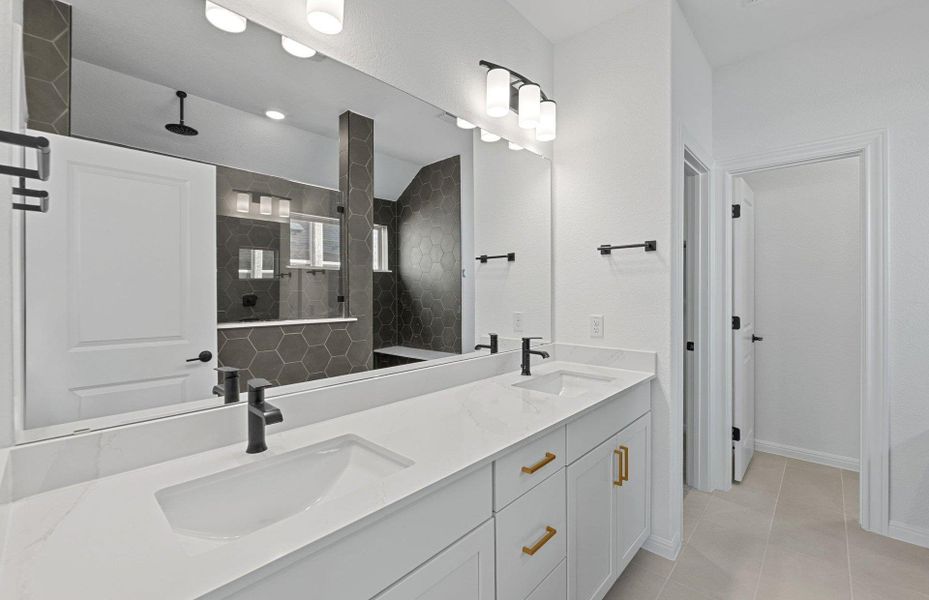 Furnished interior view inside a new home in West Cypress Hills, Spicewood (Image 4).