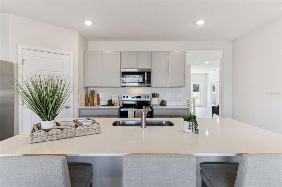 Furnished interior view inside a new home in , Haines City (Image 8).