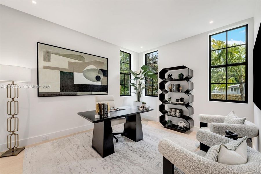 Furnished interior view inside a new home in , Miami (Image 14).