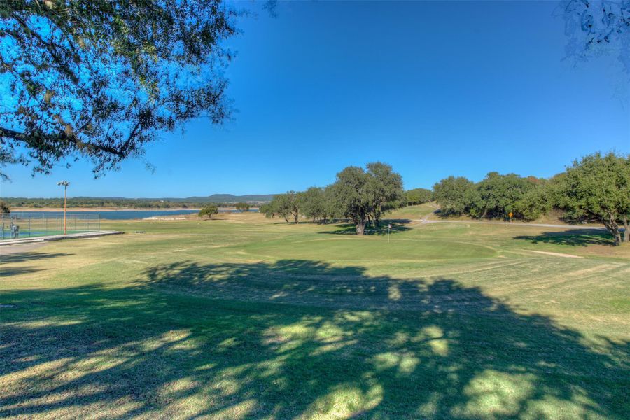 View of property's community featuring a water and mountain view