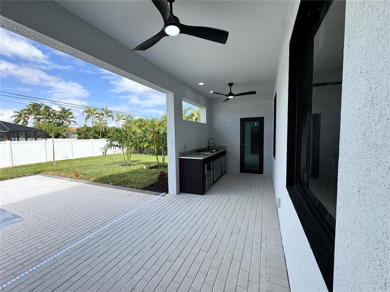Exterior details and patio area of a home in , Cape Coral (Image 17).