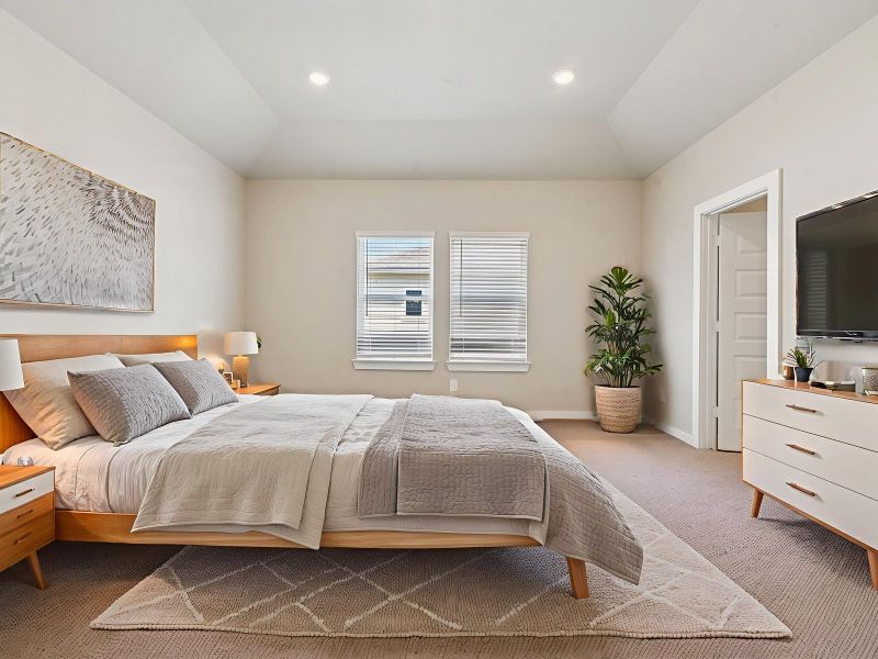 Furnished interior view inside a new home in Pinewood Trails - City Series, Atascocita (Image 11).